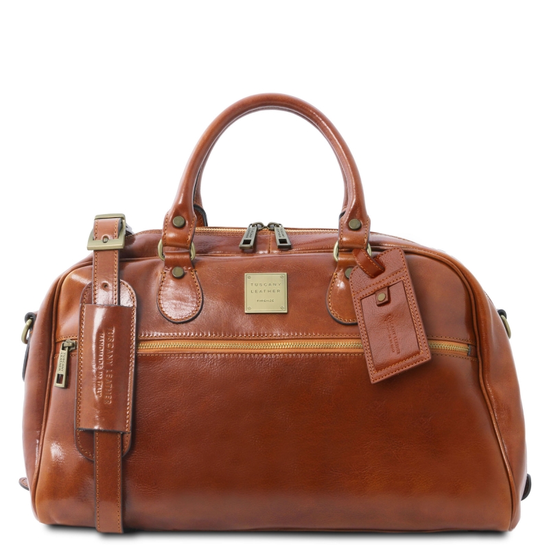 TL Voyager Reisetasche halbrund klein Honig TL Voyager Reisetasche halbrund klein Honig